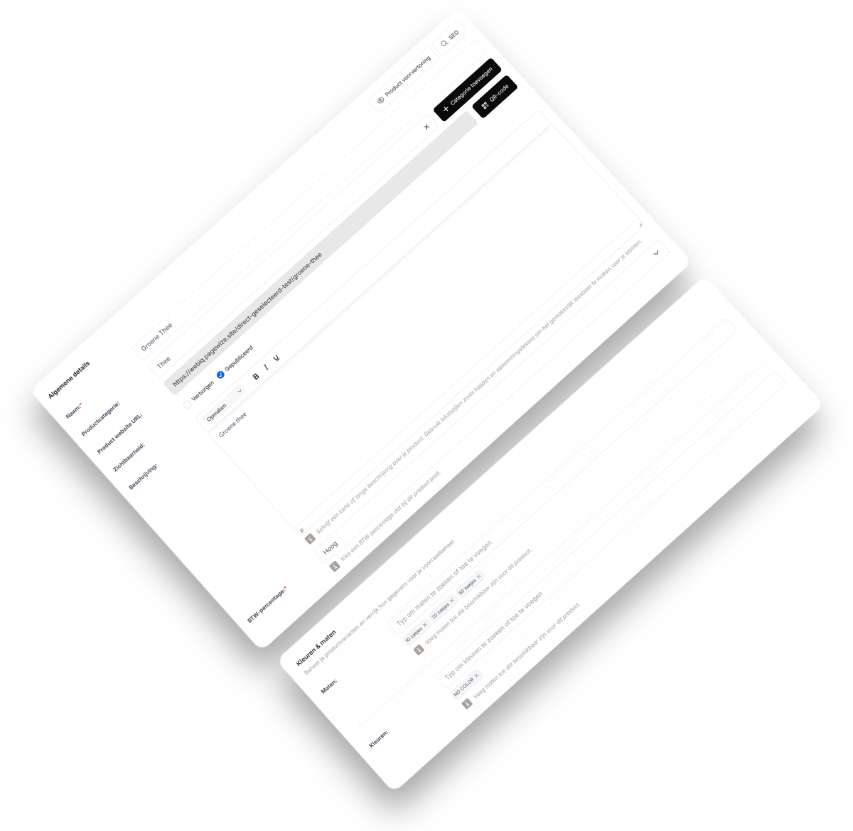 Verkoop jouw producten online met een complete webshop